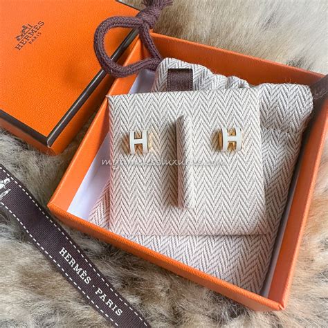 hermes pop h cream white